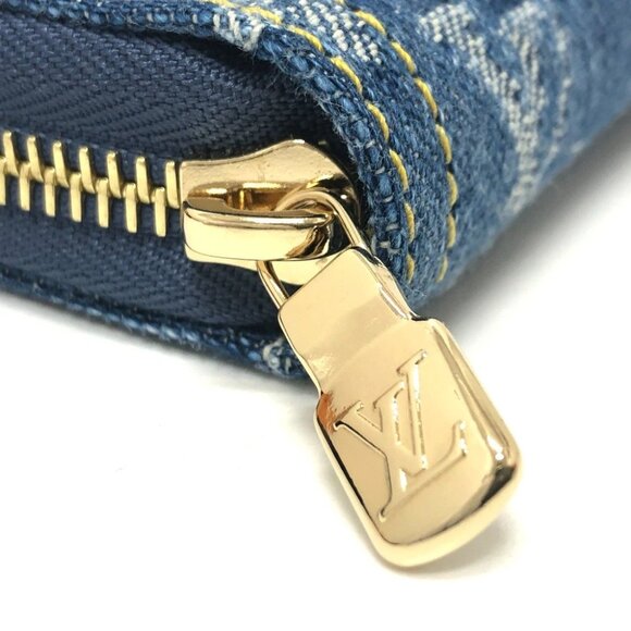 LOUIS VUITTON M23161 Murakami Takashi Monogram Denim Zippy Wallet Cherry Wallet - Picture 9 of 10